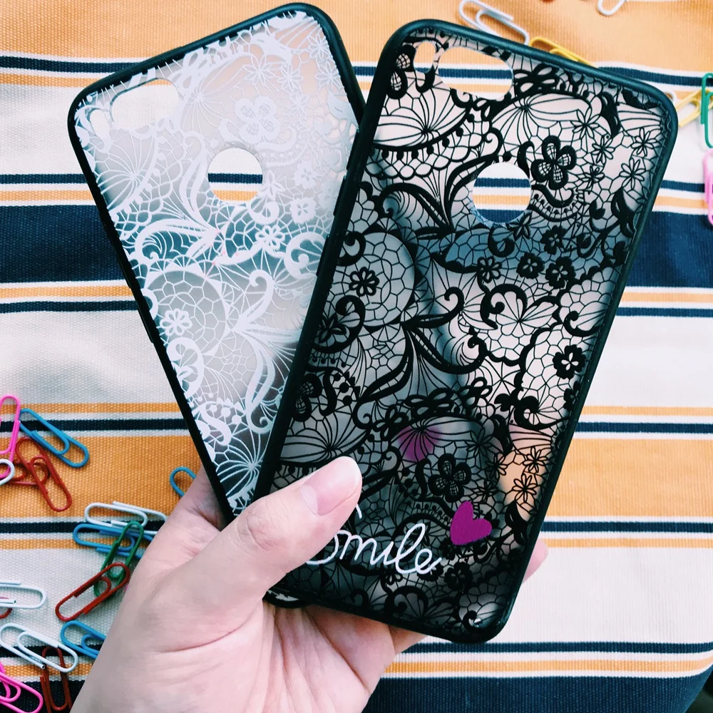Lace Flower Pattern Soft Silicone Case Cover For Xiaomi Mi 8 SE A2 Lite A1 5X Poco F1 Redmi S2 Note 4 4x 5 Plus 5A 4A 6 6A Pro |