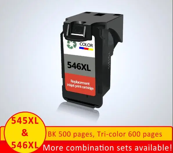 XiangYu PG-545XL PG 545 PG545 CL546 PG545XL PG-545 CL-546 чернильные картриджи для Canon MX495 MG2450 NS28 MG2550 MG2555 MG2400 IP2850 - Цвет: Tri color 1PC