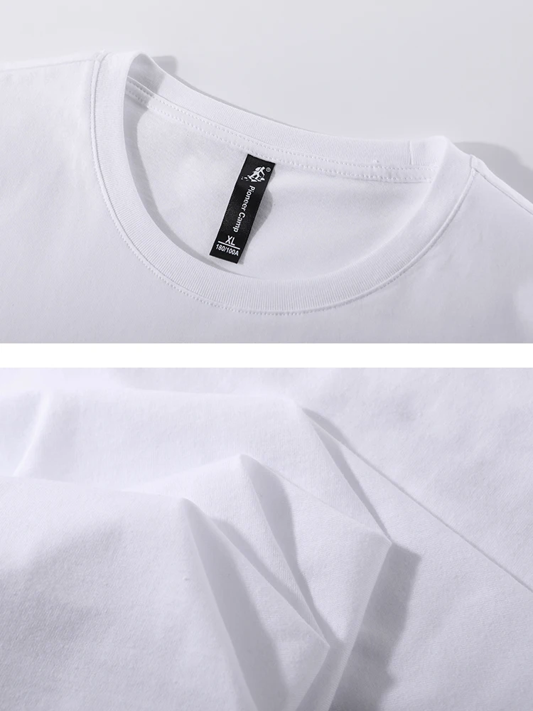 Пионерский лагерь Красная футболка с принтом листьев мужская летняя хлопковая