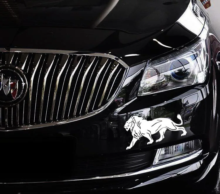 Пара львов Светоотражающая наклейка для автомобиля декоративный чехол стикер