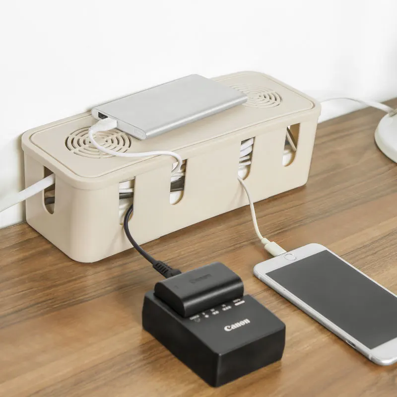 Creative collection box Cablebox Power wire cable Desktop packing computer network storage 8.5*9.5*28cm | Дом и сад