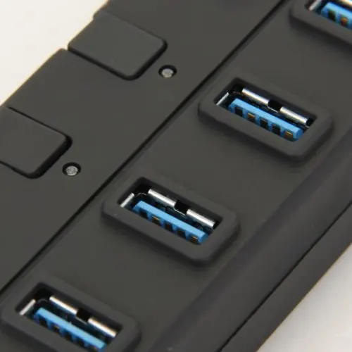 Mini 4 Порты USB 3 0 внешний концентратор с включения/выключения для портативных ПК |