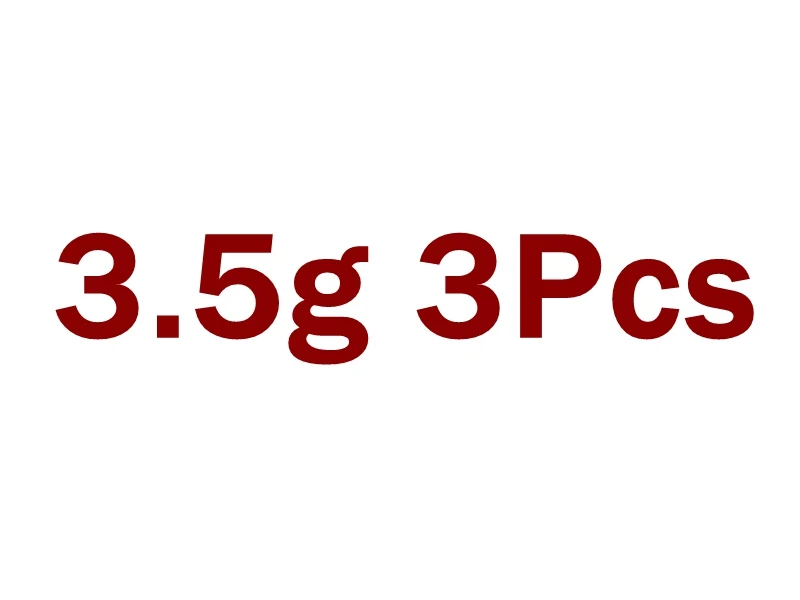 3.5g 3Pcs 3 шт., 3,5 г/5 г/7 г, свинцовая головка, крючок, приманка, мягкие приманки для рыбалки, крючок, анти-подвешивание, джиг, голова, рыболовные крючки для морского окуня - Цвет: 3.5g 3Pcs