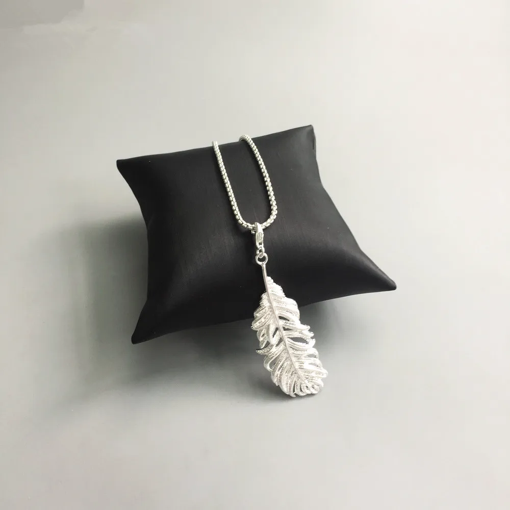 Фирменные кулоны Muffiy с фианитами и перьями для чокера браслета модные элегантные