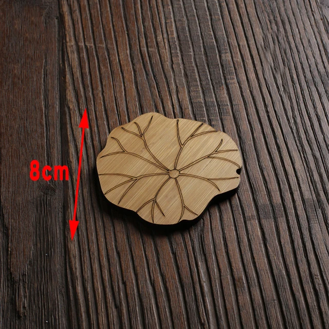 3 типа натуральная бамбуковая подставка под кружку круглые креативные подложки