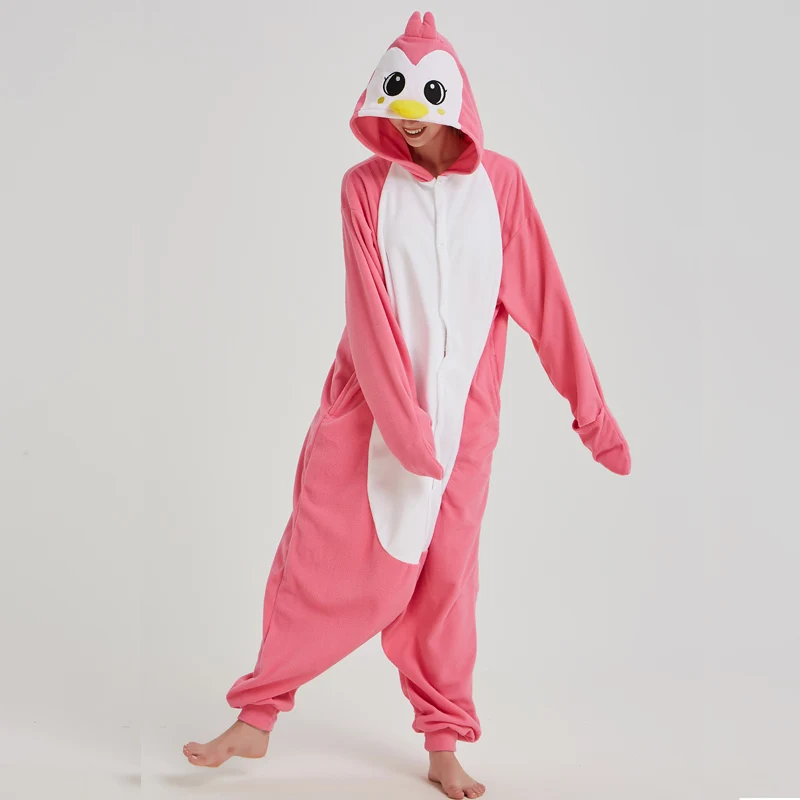 кигуруми для взрослых Новый Пингвин комбинезон Пижама Kigurumi Хэллоуина цельный