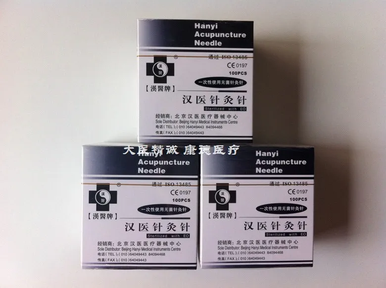 Игла для иглоукалывания Hanyi одноразовая Стерильная Акупунктура игла 100 шт. |