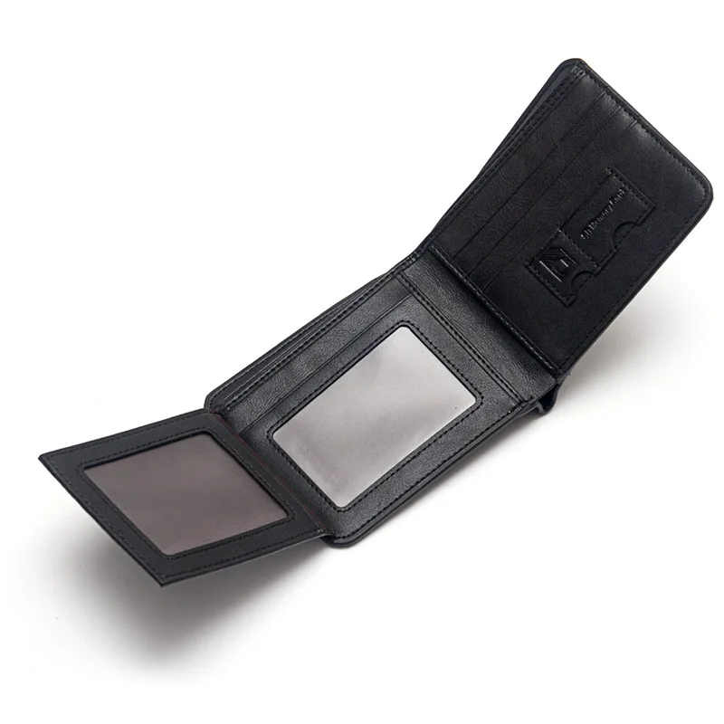 Винтажный Мужской кошелек кожаный ID-держатель для карт клатч мужской