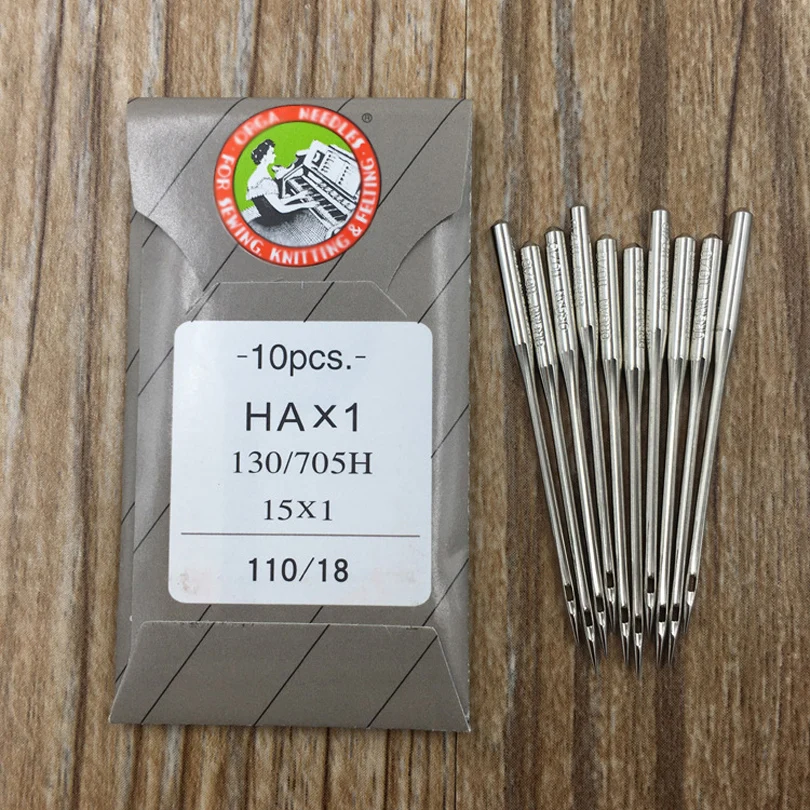 10 шт. швейные иглы портные принадлежности для DIY ткани Ha * 1 из нержавеющей стали