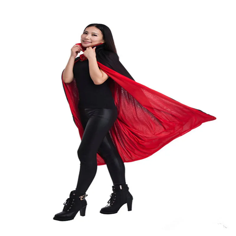 Одежда для косплея черная мантия волшебника танцев дьявольская ведьма плащ