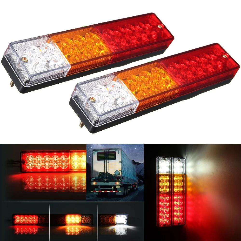 2 шт. 12В 20LED задний фонарь для грузовика автомобиля поворотная сигнальная фара