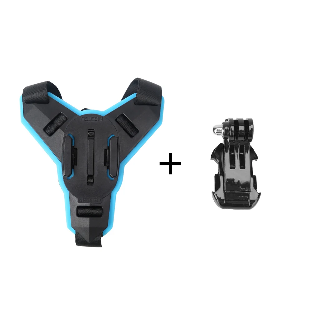 For Action Camera TUYU Экшн-камера мотоциклетный шлем подбородок кронштейн подбородка адаптер для GoPro Hero8 76 5 4 Yi 4K SJCAM SJ4000 для Iphone huawei - Цвет: For Action Camera