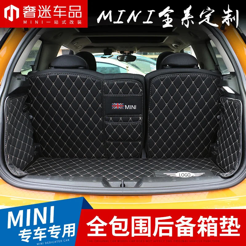 Защитный коврик для багажника автомобиля 5 шт./6 шт. из волокнистой кожи BMW MINI