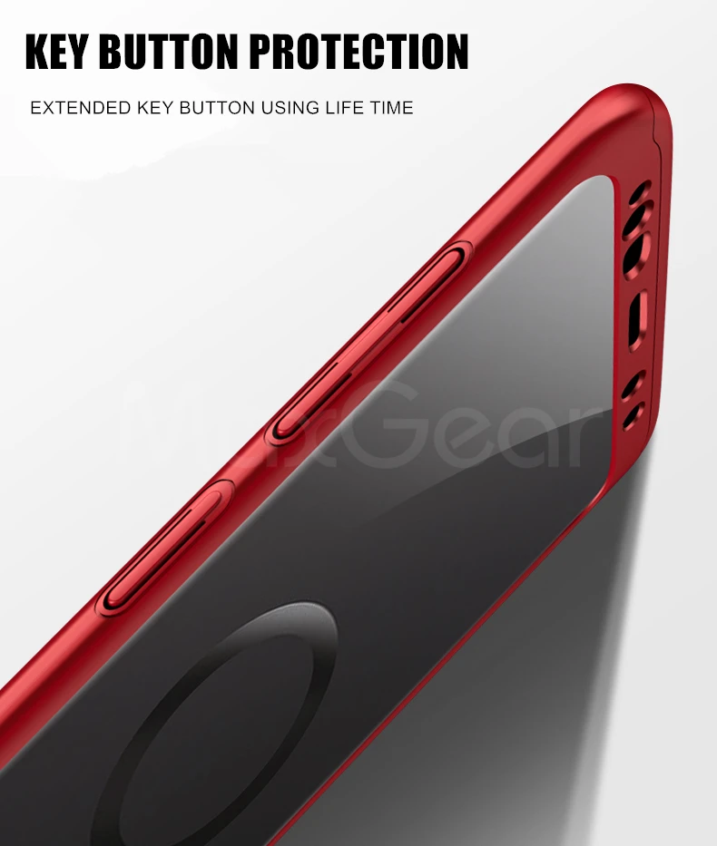 MaxGear 360 Полный чехол противоударный для телефона Samsung S20 Ultra S9 S8 Plus защитный S6 S7 Edge