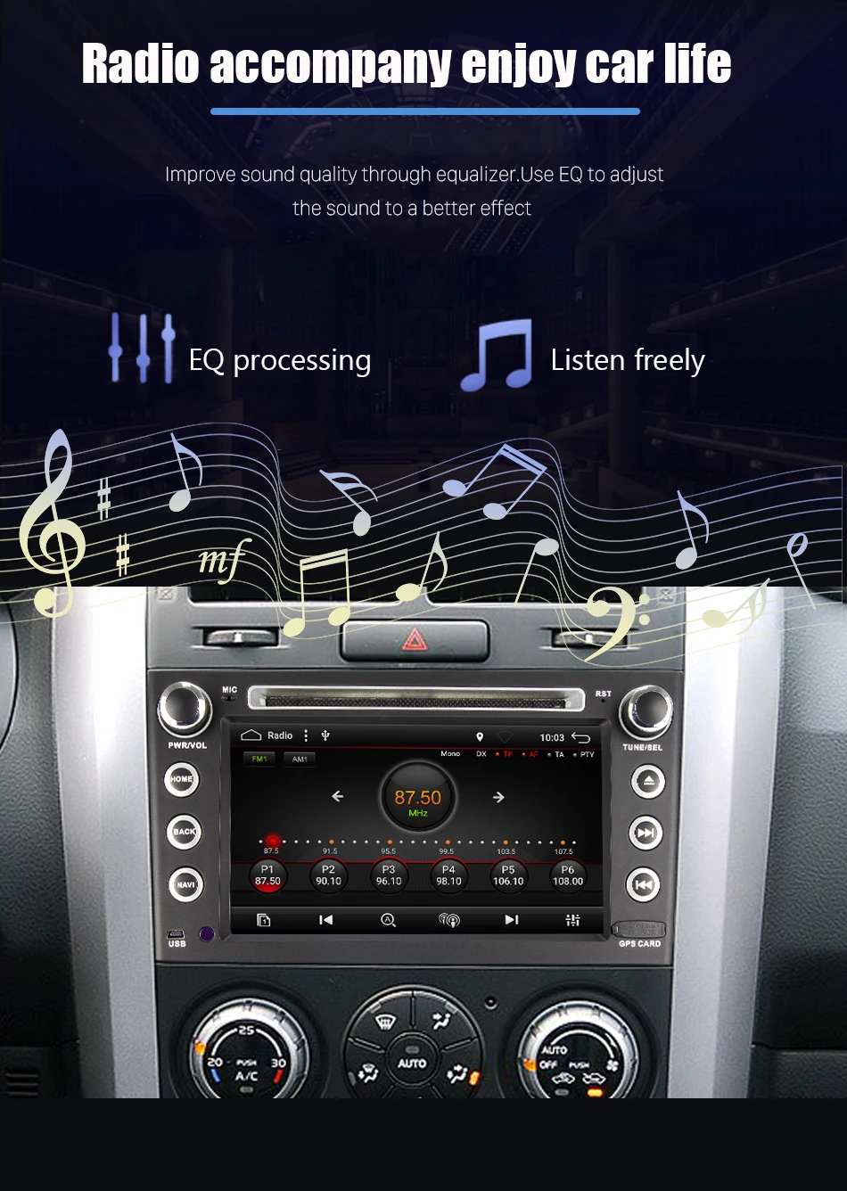 Eunavi ips Android 9,0 автомобильный dvd для Suzuki Grand Vitara 2005-2012 мультимедиа головное устройство gps радио gps плеер стерео gps навигация