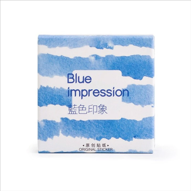 45 шт./кор. Kawaii Blue space дневник бумажная этикетка наклейка s домашнее творчество и Скрапбукинг декоративная наклейка для лайфлога DIY милые канцелярские принадлежности