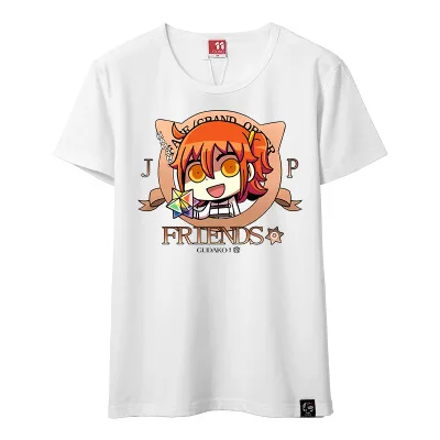 Футболка для косплея Fate/Grand Order, мужские и женские футболки с круглым вырезом для мальчиков, Повседневная футболка с принтом Fate/Stay Night, мужские футболки, топы - Цвет: 5