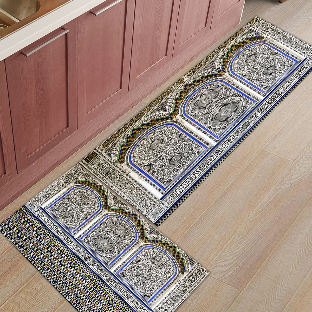 Старый мусульманский мраморный Islam1Doormats для входа аксессуары ванной комнаты