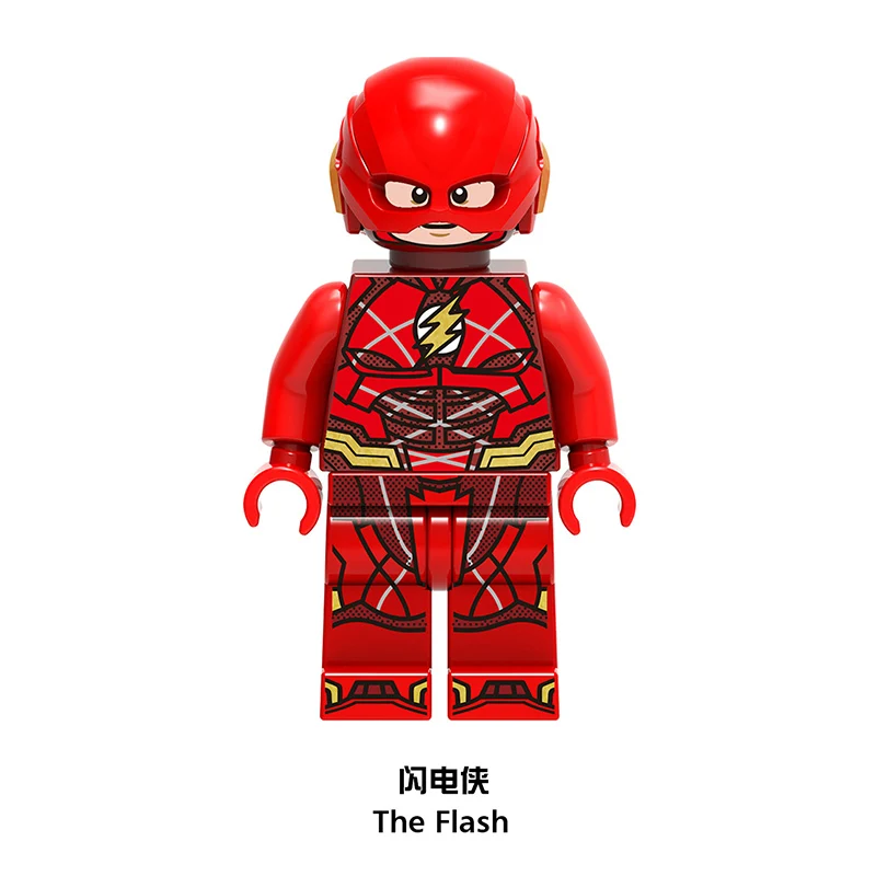 DC Flash Super Heroes красный желтый черный флэш Джесси Быстрый Каратель капитан Британия строительные блоки детские игрушки Фигурки