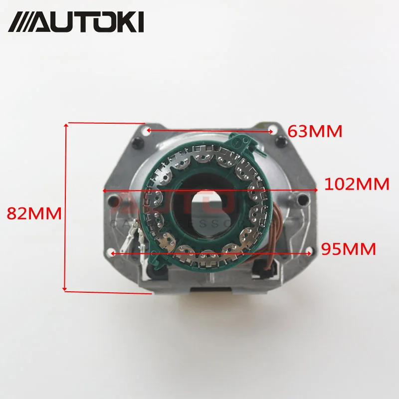 Autoki 2018 Новый 3 0 дюймов hella 5 квадратная линза HID Биксеноновая фара проектор