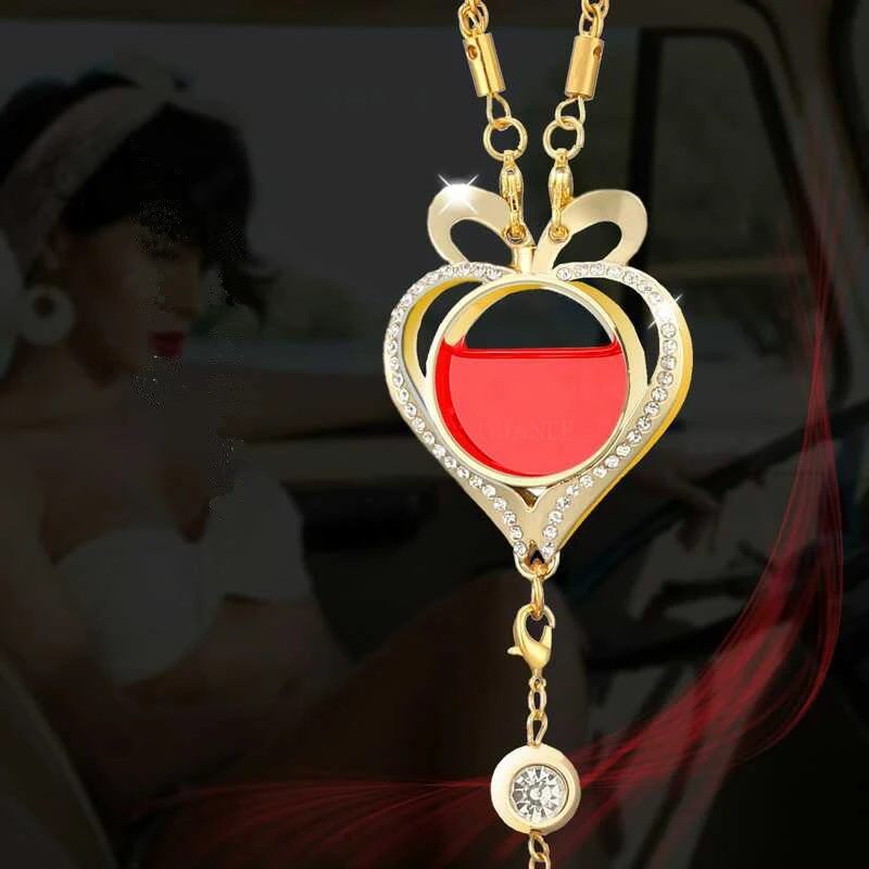 OHANEE авто освежитель воздуха Духи Кулон Сердце parfum desodorisant voiture эфирное масло