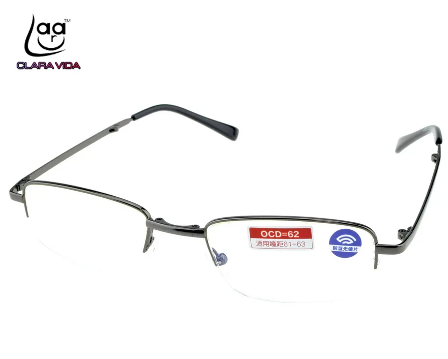 Очки для чтения clara vida мужские/женские складные очки компьютера из титанового