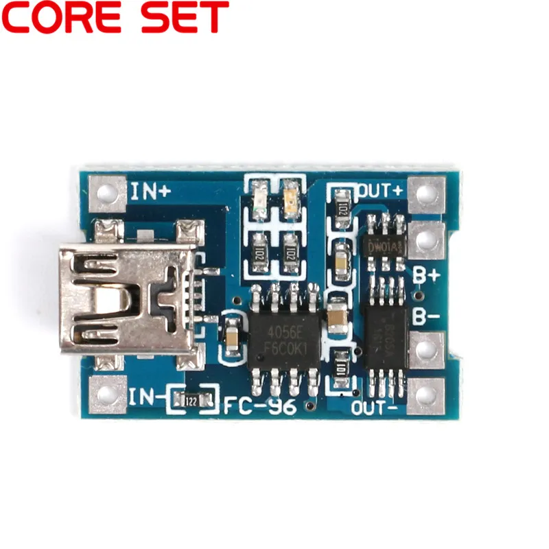 20 шт. мини USB 1A литиевая батарея зарядное устройство модуль с защитой TP4056 18650