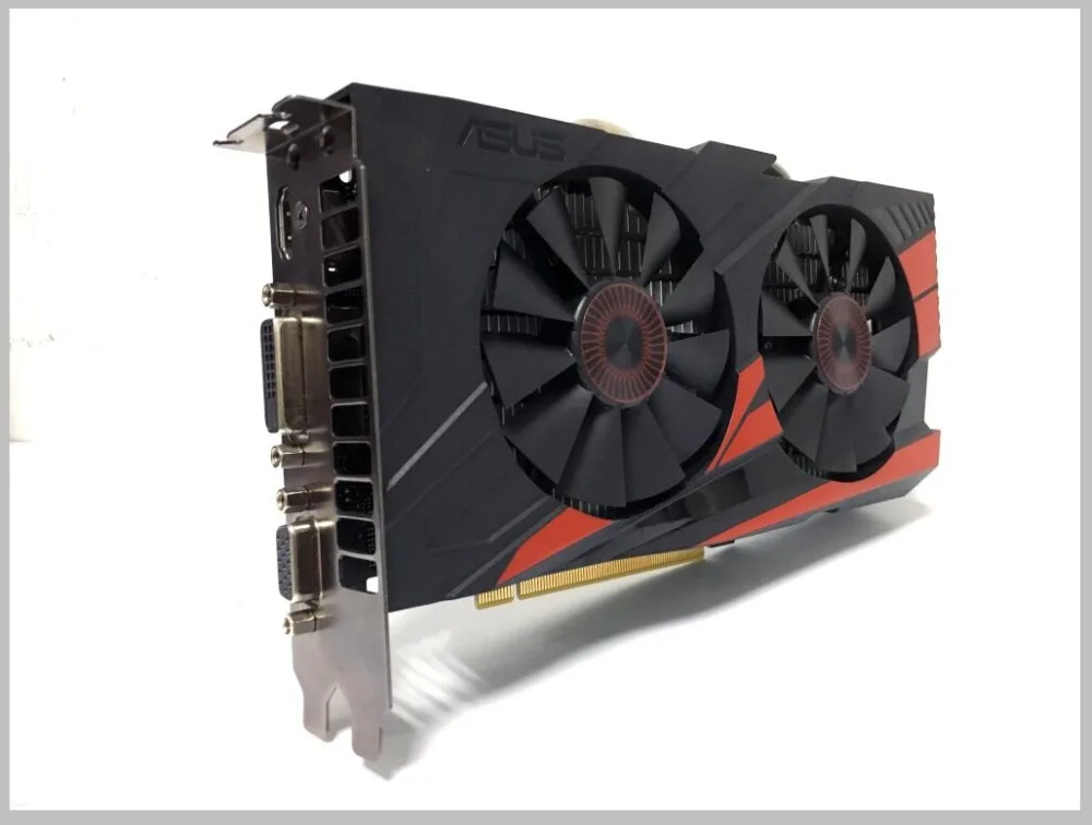 Asus GTX-950-OC-2GB GT950 GTX950 2G D5 DDR5 128 Bit nVIDIA PC настольные видеокарты PCI Express 3,0 компьютерные видеокарты