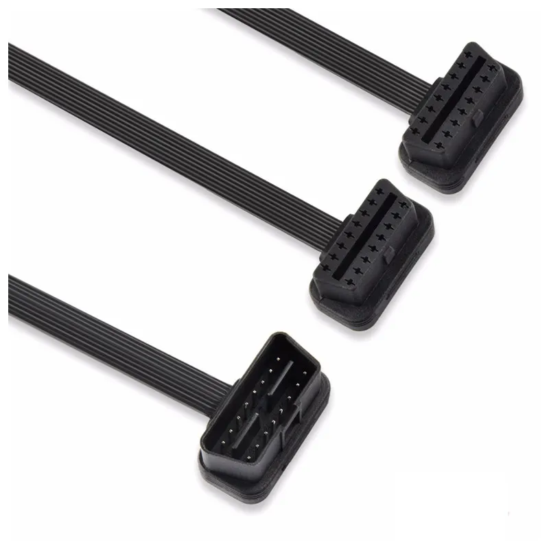 ODB OBD2 кабель 16 Pin 1 штырьковый к 2 гнездовой OBD II разъем Диагностика расширения