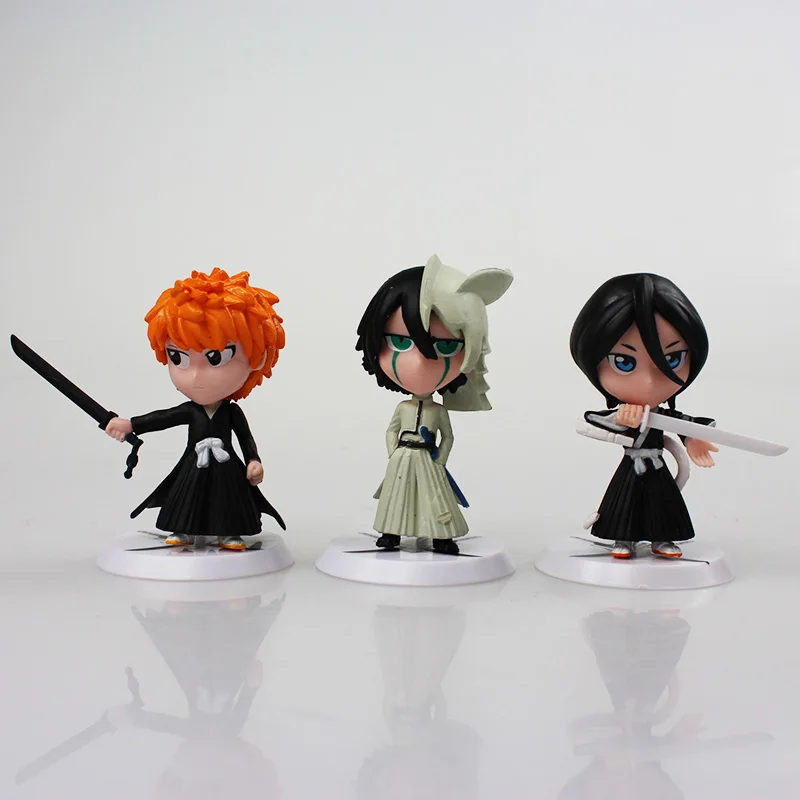 6 шт./партия 8 см аниме отбеливатель Ichigo Ulquiorra cifer Renji Ichimaru | Игрушки и хобби