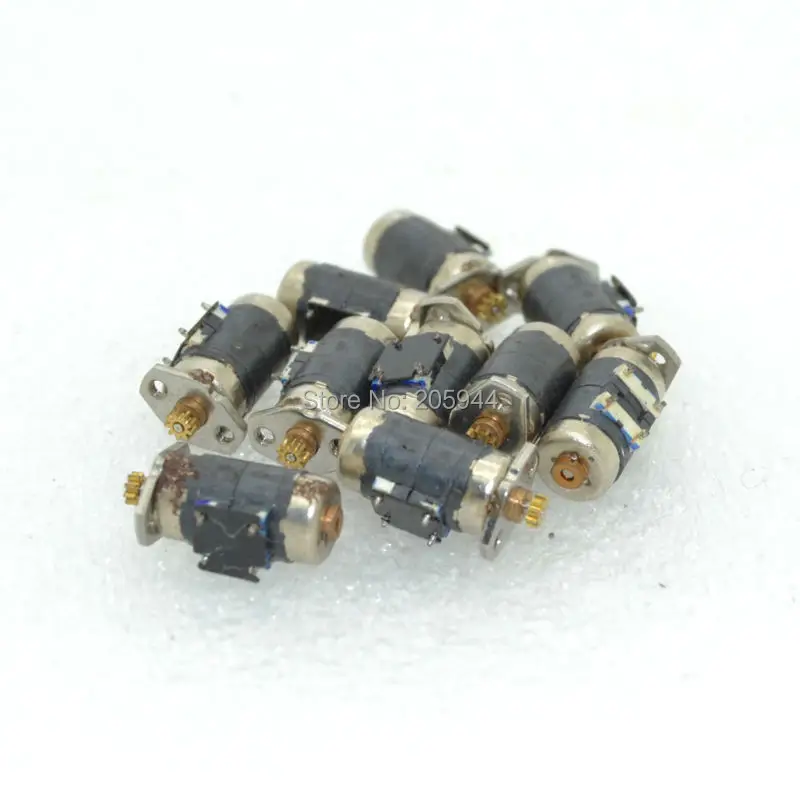10 шт. Японии 2 фазы 4 Провода мини шаговый двигатель d: 6 мм Micro для камеры|micro stepper