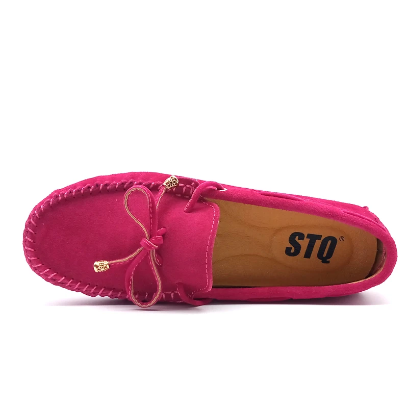 Женские мокасины STQ замшевые лоферы на плоской подошве весну 2020|flat shoes|flat shoes womenwomen