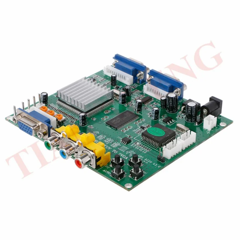 GBS 8220 аркадная игра RGB/CGA/EGA/YUV К VGA HD видео преобразователь адаптер плата двойной