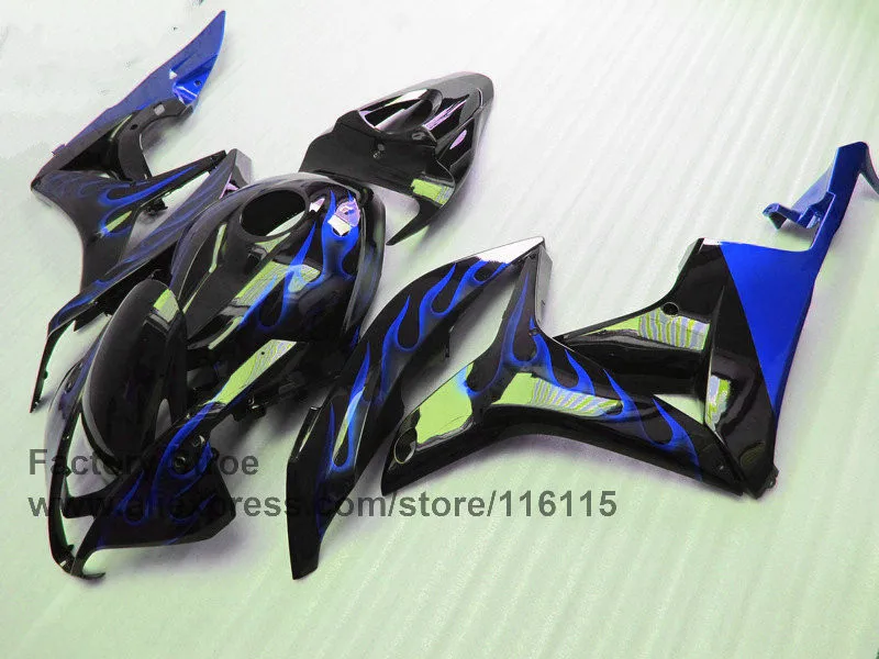 

Blue white fitment Injection motorcycle set for HONDA CBR 600 RR fairings 07 08 OEM bodyworks CBR600RR 2007 2008+7Gifts