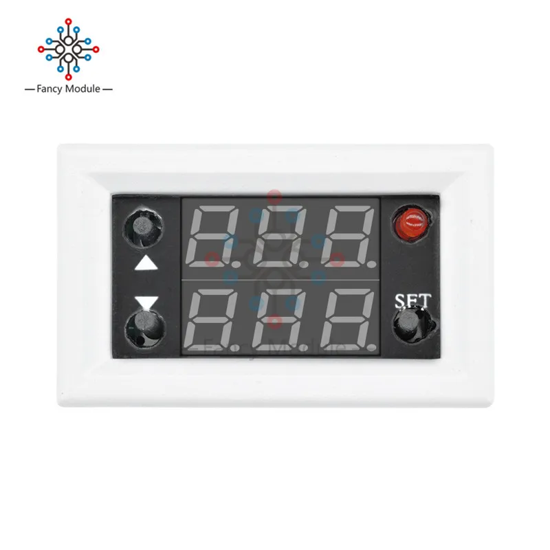 Цифровой светодиодный релейный модуль с двойным дисплеем 12 В 20 А|timer relay|timer relay