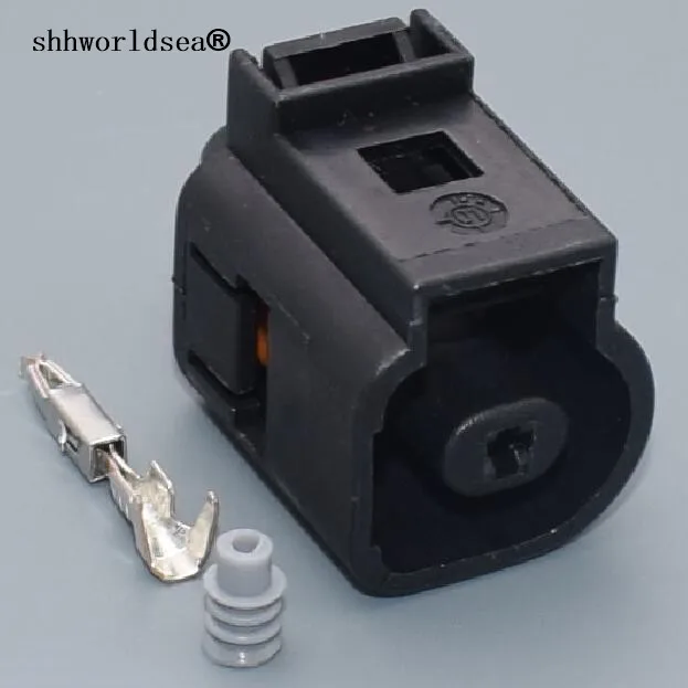 

shhworldsea 1 pin 1.5mm for Audi VW Jetta Golf GTI Passat Sko Oil Auto Sensor Waterproof Plug Connector 1J0 973 701 1J0973701