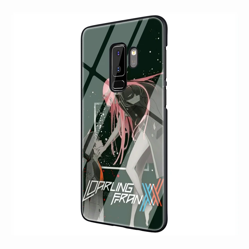 G6 Darling в Franxx закаленное Стекло мягкий чехол для телефона для samsung Galaxy S7 край S8 S9 S10 Note 8, 9, 10, плюс A10 20 30 40 50 60 70 - Цвет: G6