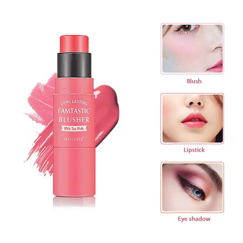 3 цвета палитра румян пудра для лица Румяна румяна макияж Сейлор Мун увлажняющие