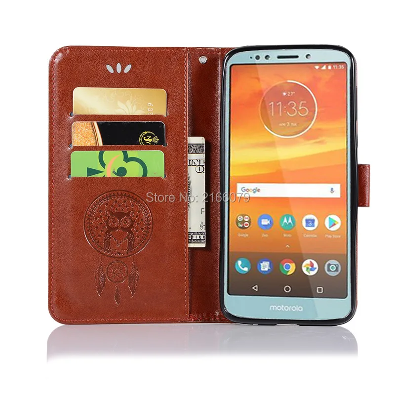 Роскошный флип-чехол из искусственной кожи для Motorola Moto E5 Plus/выше XT1924 5 99 дюйма с