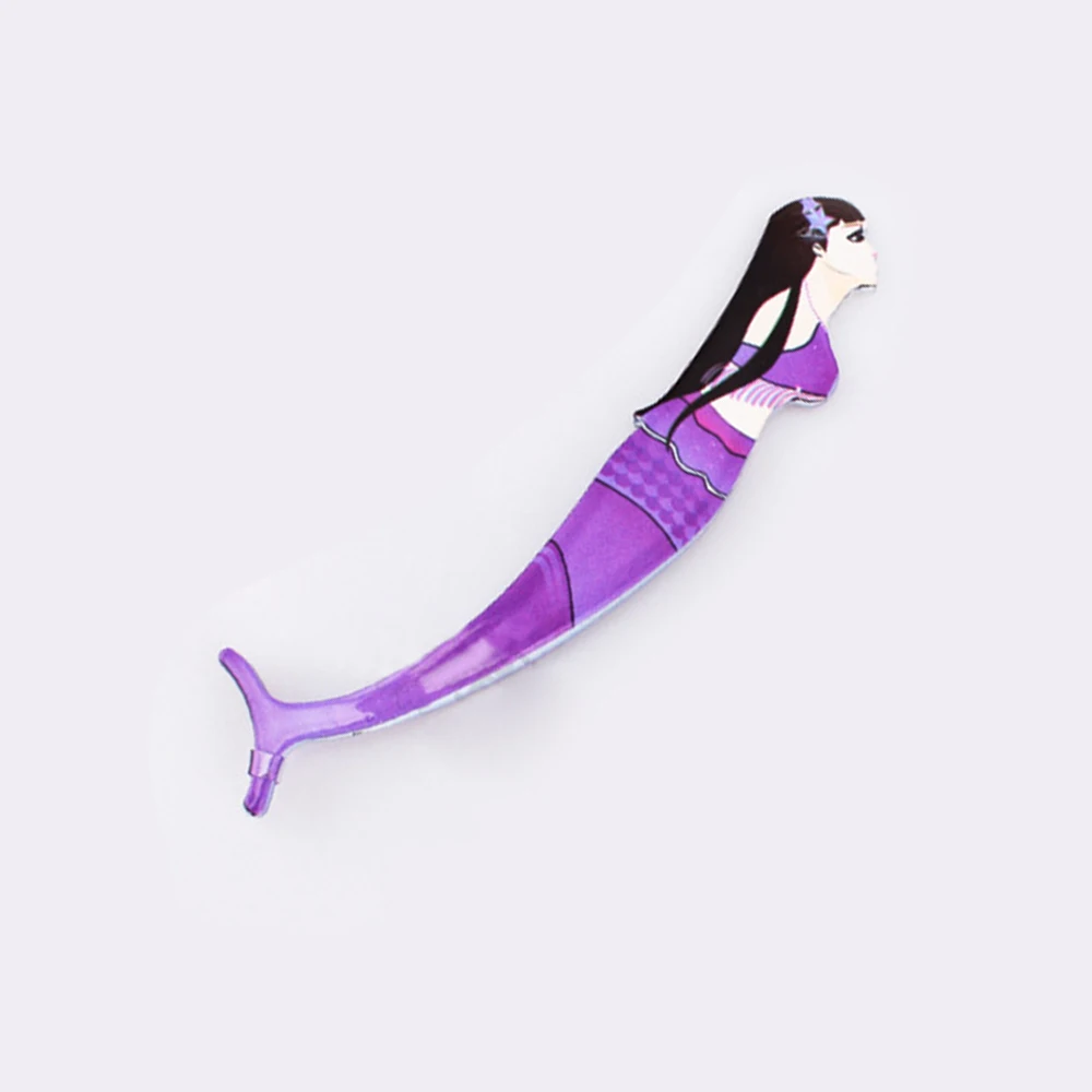 Purple Mermaid 1 шт. Русалка Магнитный ложный Пинцет для ресниц Поддельные ресницы Аппликатор макияж щипцы инструменты ресницы щипцы для завивки и наращивания ресниц Щипцы - Цвет: Purple Mermaid