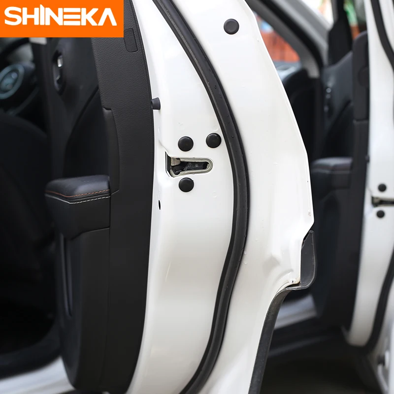 SHINEKA ABS винтовая Защита замка двери салона автомобиля декоративная крышка
