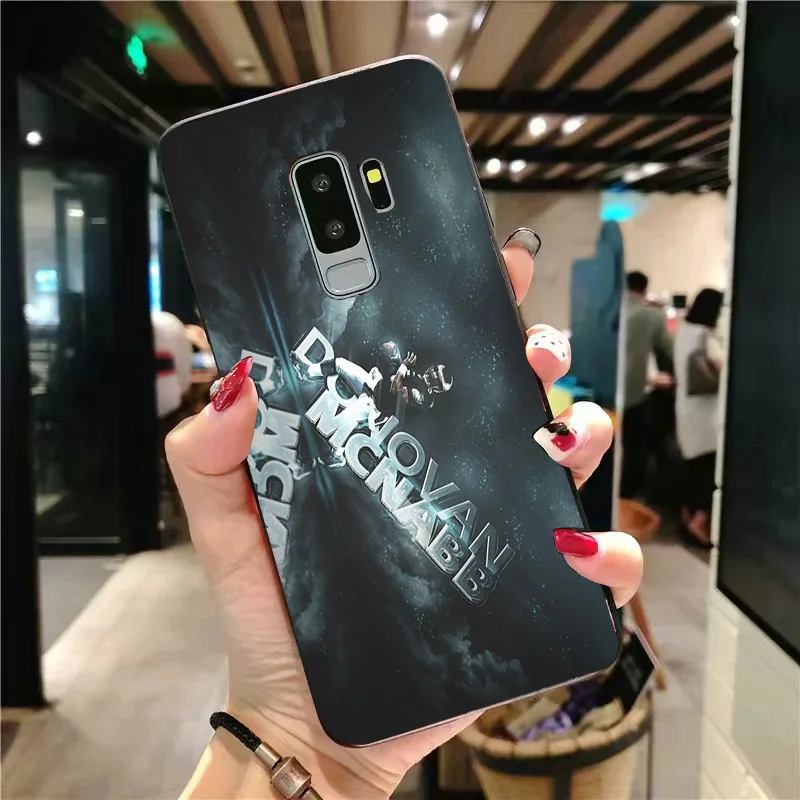 Yinuoda чехол для телефона Philadelphia Eagles samsung Galaxy S10 S9 8 Plus S6 S7 Edge Carson Wentz черный мягкий
