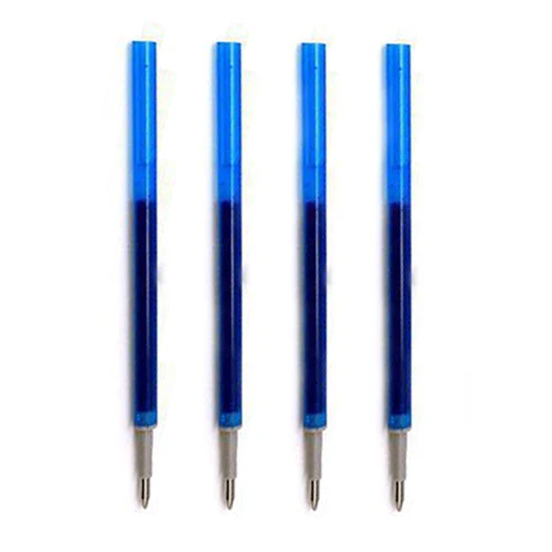 4Pcs Dark blue 4 шт./компл. Радуга стираемая ручка моющиеся ручка 0,5 мм синий/черный Пресс гелевая ручка для девочек и мальчиков школьные канцелярские принадлежности - Цвет: 4Pcs Dark blue