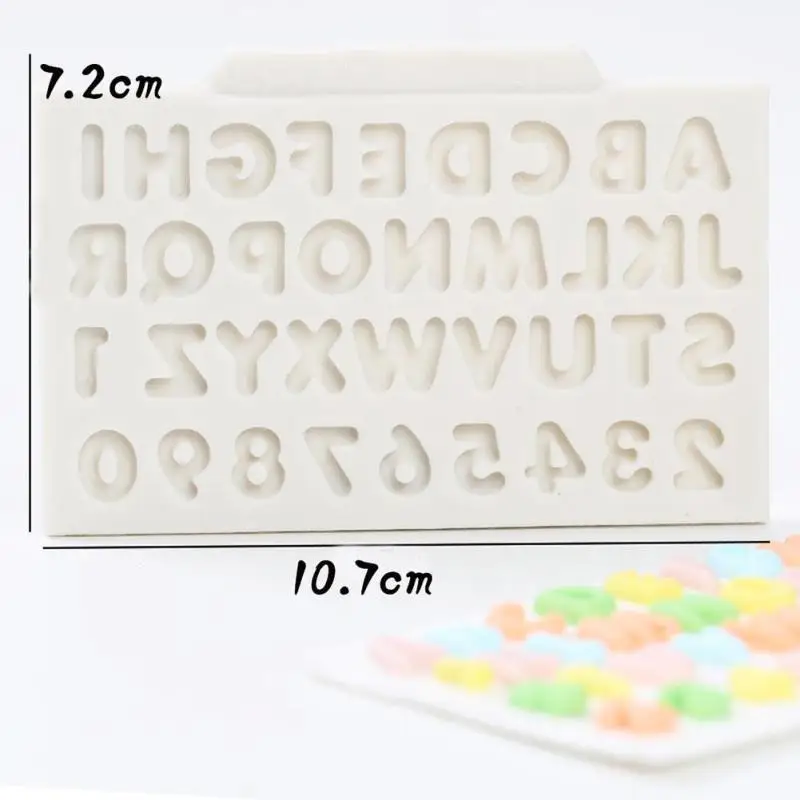 Домашняя посуда для выпечки силиконовая форма помадки торта буквы сухой столики