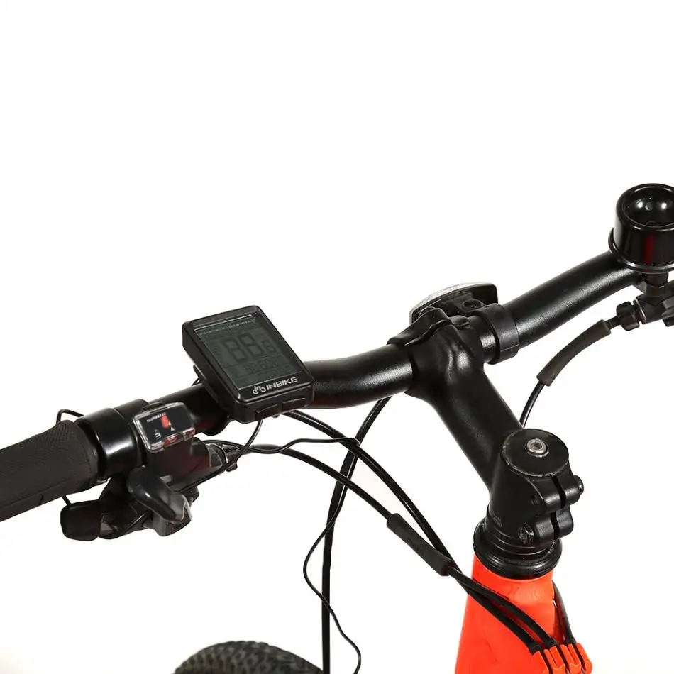 INBIKE велосипедный компьютер проводной/беспроводной Велосипедный Спидометр подсветка Горная дорога велосипед одометр светодиодный дисплей велосипед Секундомер