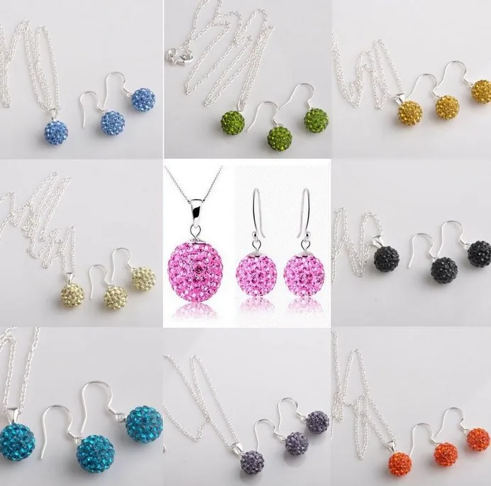 Можно выбрать цвет 10 мм черный белый фиолетовый красный синий кристалл набор