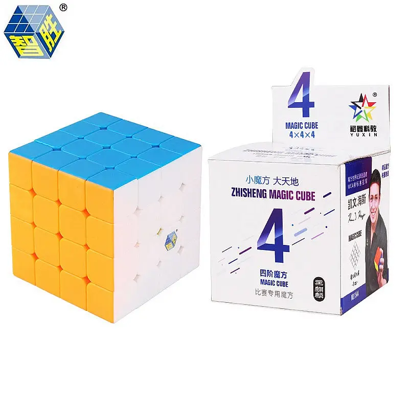 

Yuxin Black Kylin 4x4x4 Magic Speed Cube Stickerless Zhisheng Professional Puzzle Cubes Educational Toys For Children