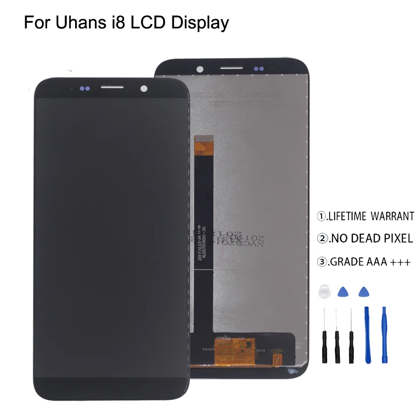 Оригинальный Для Uhans i8 ЖК-дисплей сенсорный экран дигитайзер для запчасти