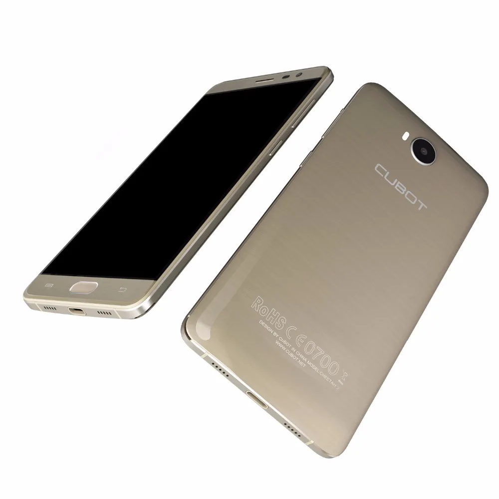Оригинал Cubot Cheetah 2 MT6753 Окта Ядро Android 6.0 Смартфон 5.5 дюймовый HD Сотовых Телефонов