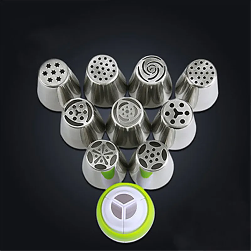 7 шт./компл. нержавеющая сталь русская выпечка насадки помадка глазурь окантовка